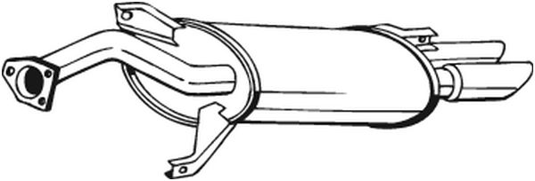 BOSAL Глушитель выхлопных газов конечный 177-681