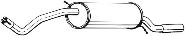 BOSAL Глушитель выхлопных газов конечный 279-553