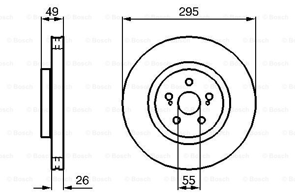 BOSCH Piduriketas 0 204 173 009