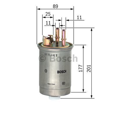 BOSCH Топливный фильтр 0 450 906 308