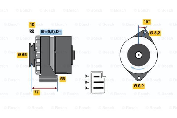 BOSCH Генератор 0 986 031 110