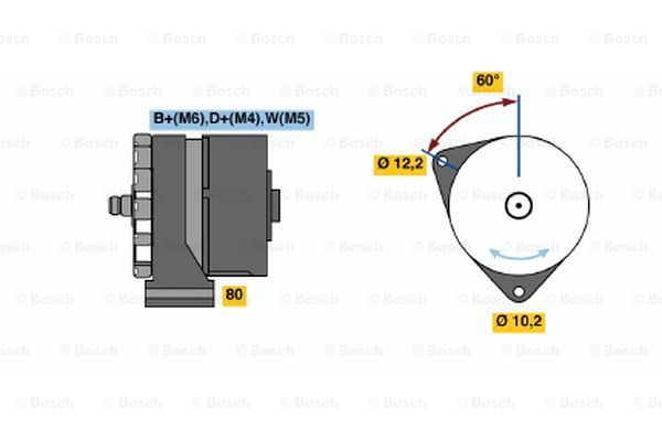 BOSCH Генератор 0 986 031 450