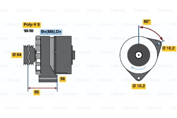 BOSCH Генератор 0 986 033 900