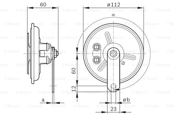 BOSCH Звуковой сигнал 0 986 320 310