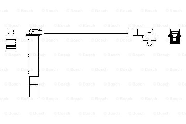 BOSCH Провод зажигания 0 986 356 113