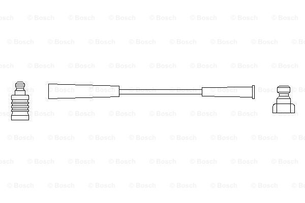 BOSCH Провод зажигания 0 986 356 126