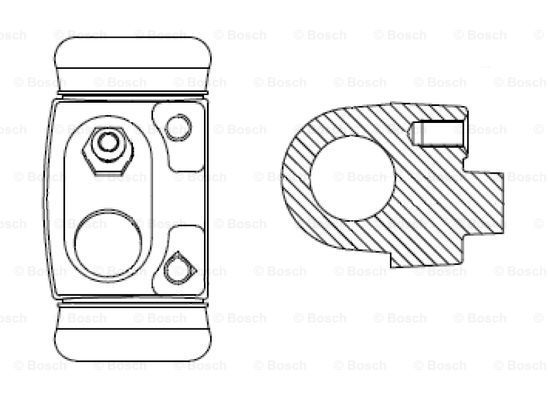 BOSCH Колесный тормозной цилиндр 0 986 475 847