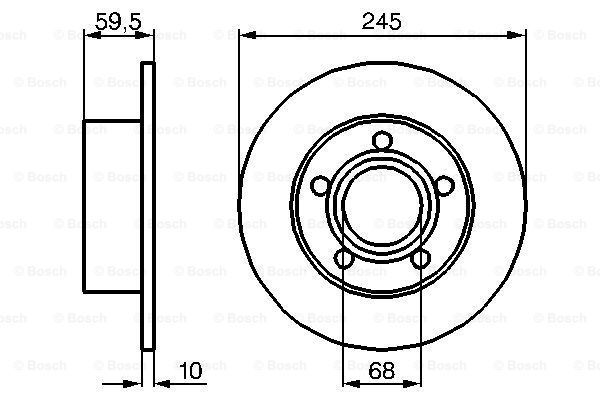 BOSCH Piduriketas 0 986 478 023