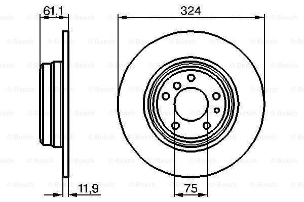 BOSCH Piduriketas 0 986 478 095