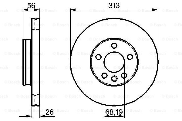 BOSCH Piduriketas 0 986 478 296