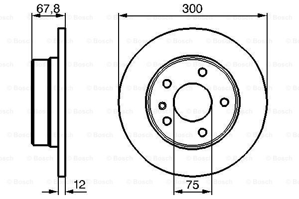 BOSCH Piduriketas 0 986 478 322