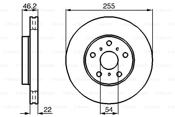 BOSCH Piduriketas 0 986 478 725