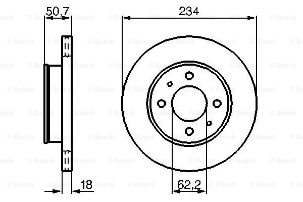 BOSCH Piduriketas 0 986 479 264