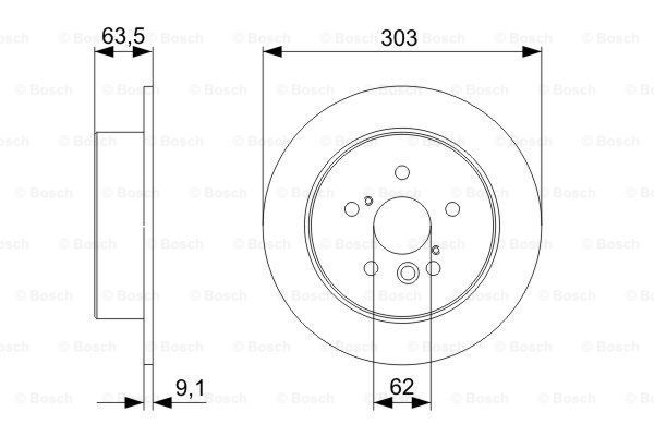 BOSCH Piduriketas 0 986 479 338