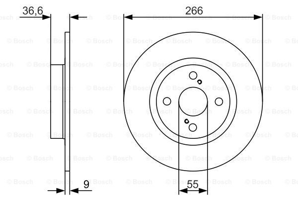 BOSCH Piduriketas 0 986 479 977