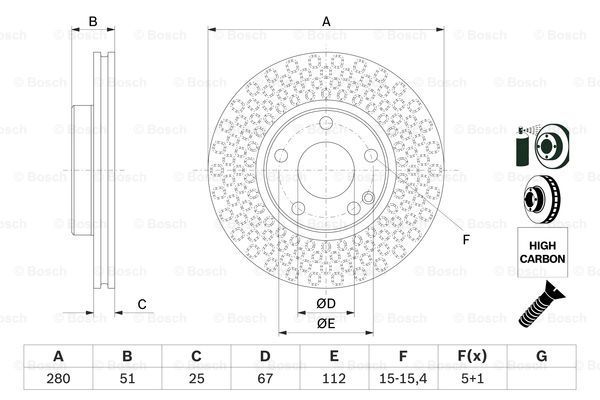 BOSCH Piduriketas 0 986 479 A00