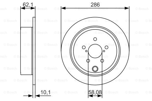 BOSCH Piduriketas 0 986 479 A10