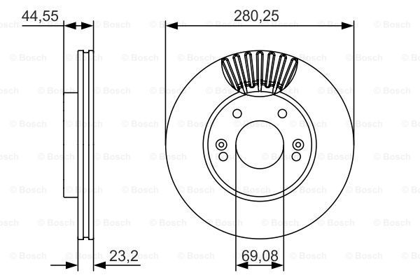 BOSCH Piduriketas 0 986 479 A12