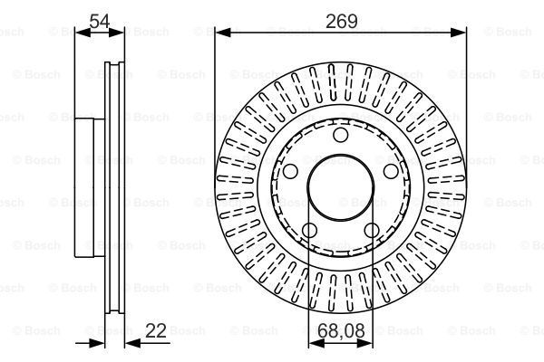 BOSCH Piduriketas 0 986 479 A42