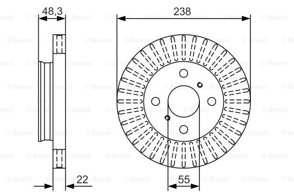 BOSCH Piduriketas 0 986 479 A63