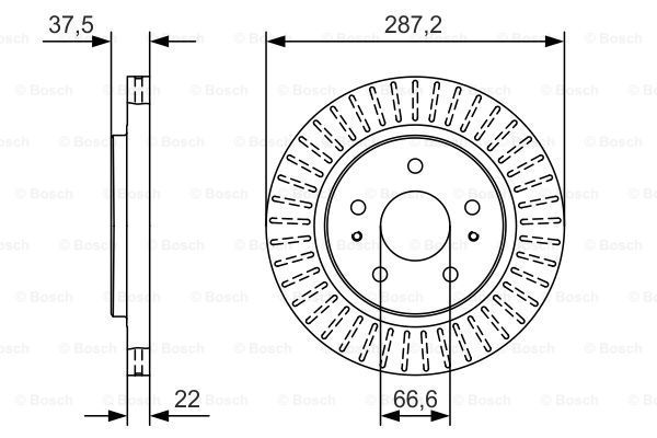 BOSCH Piduriketas 0 986 479 A98