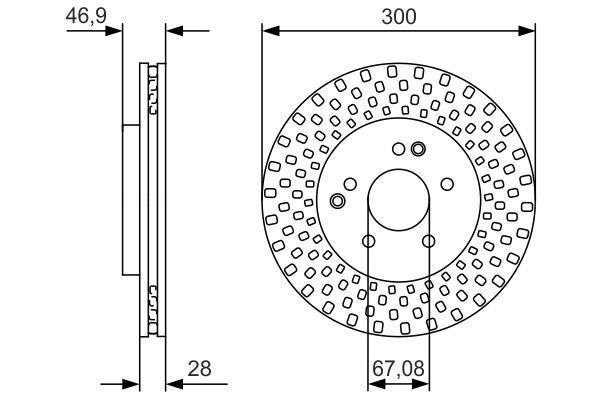 BOSCH Тормозной диск 0 986 479 D05