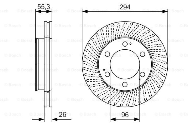 BOSCH Piduriketas 0 986 479 D33