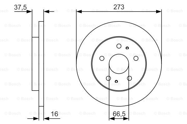 BOSCH Piduriketas 0 986 479 R02