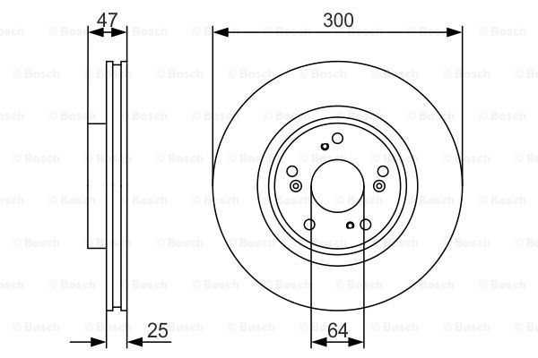 BOSCH Piduriketas 0 986 479 R24