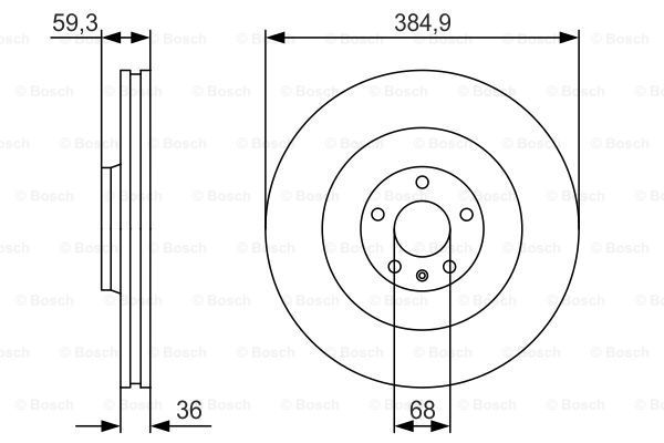 BOSCH Piduriketas 0 986 479 R30