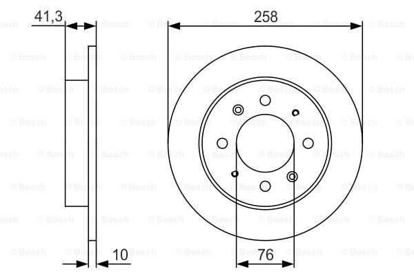 BOSCH Piduriketas 0 986 479 S57