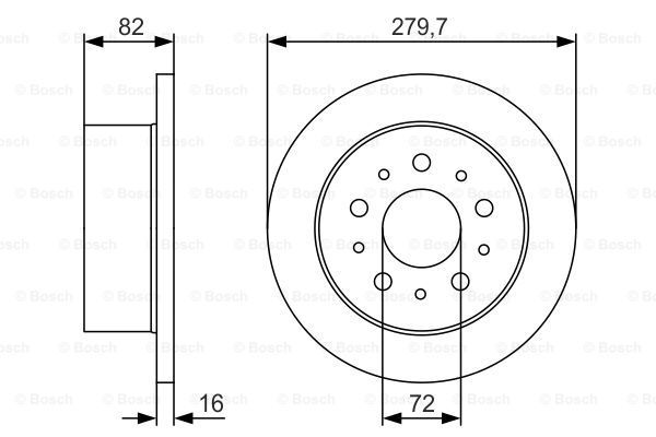 BOSCH Piduriketas 0 986 479 S73