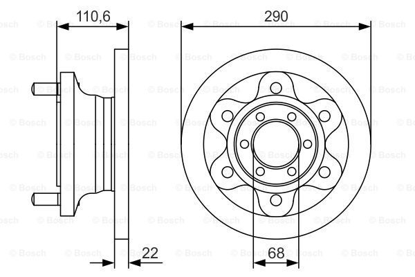 BOSCH Piduriketas 0 986 479 S95