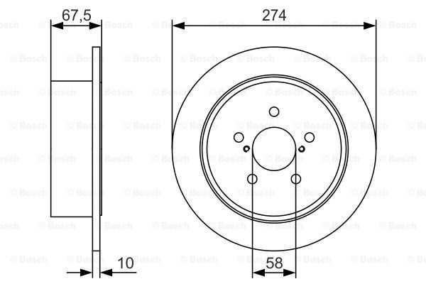 BOSCH Piduriketas 0 986 479 T51