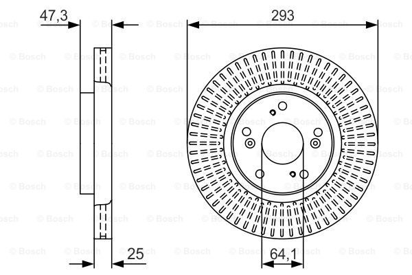 BOSCH Piduriketas 0 986 479 U63