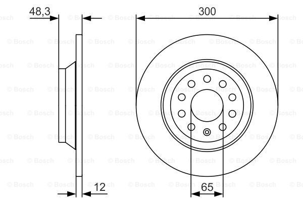 BOSCH Piduriketas 0 986 479 V01