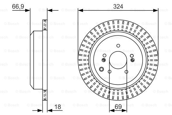 BOSCH Piduriketas 0 986 479 V10