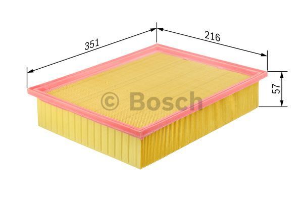 BOSCH Õhufilter 0 986 626 822