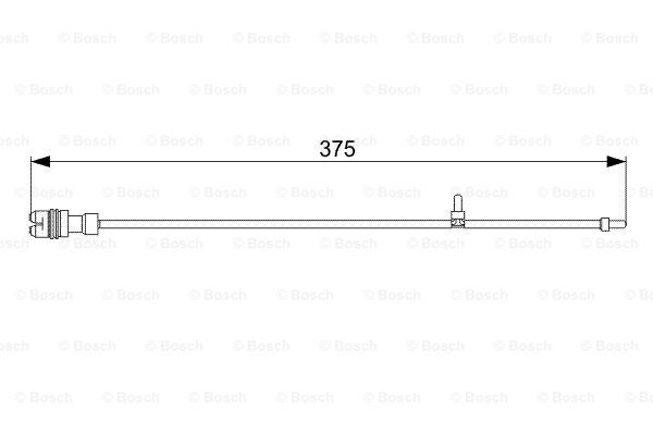 BOSCH Сигнализатор, износ тормозных колодок 1 987 473 035