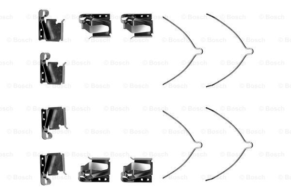BOSCH Комплектующие, колодки дискового тормоза 1 987 474 279