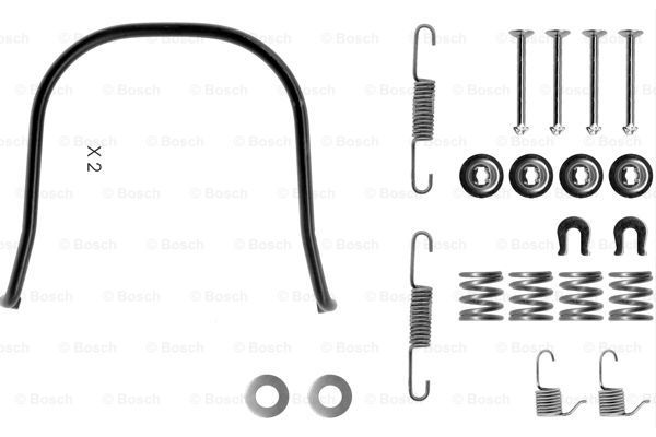 BOSCH Комплектующие, тормозная колодка 1 987 475 185