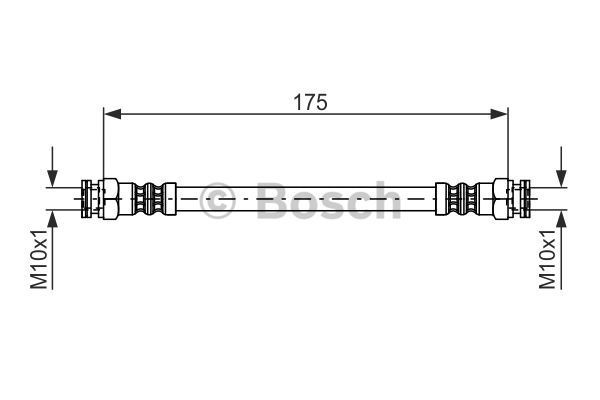 BOSCH Pidurivoolik 1 987 476 012