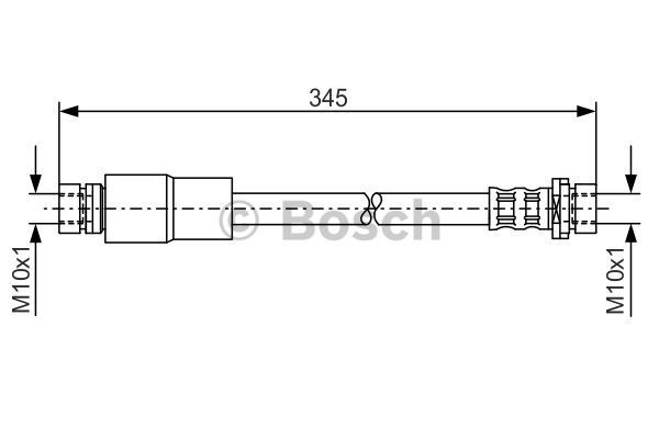 BOSCH Тормозной шланг 1 987 476 058