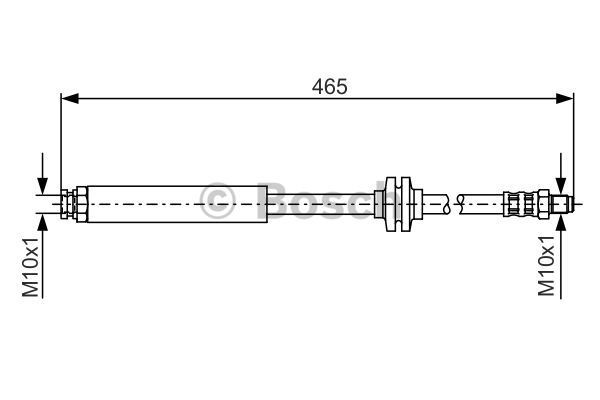 BOSCH Pidurivoolik 1 987 476 079