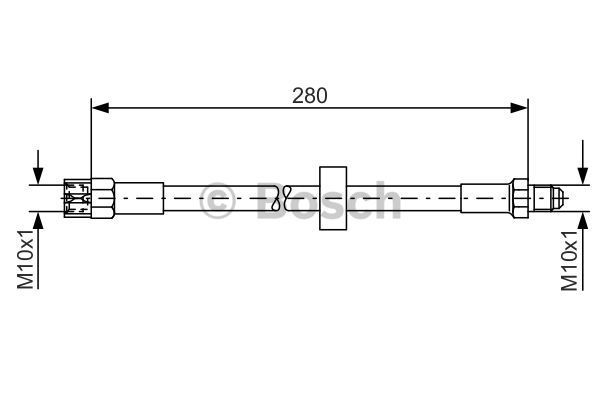 BOSCH Pidurivoolik 1 987 476 117