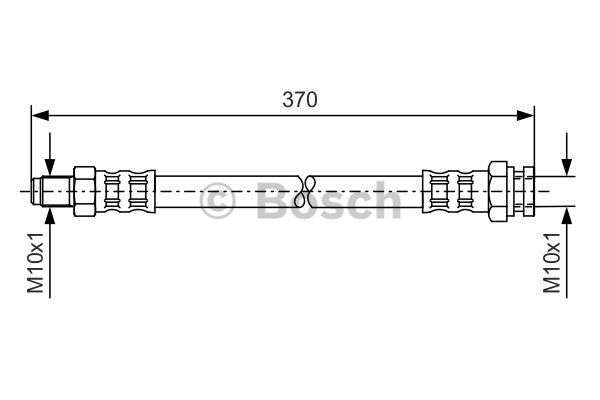 BOSCH Тормозной шланг 1 987 476 150