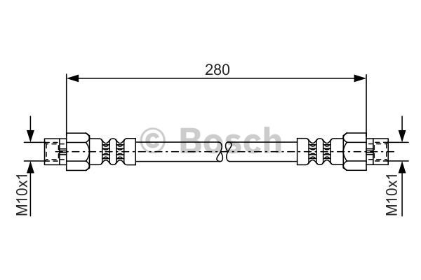 BOSCH Pidurivoolik 1 987 476 234