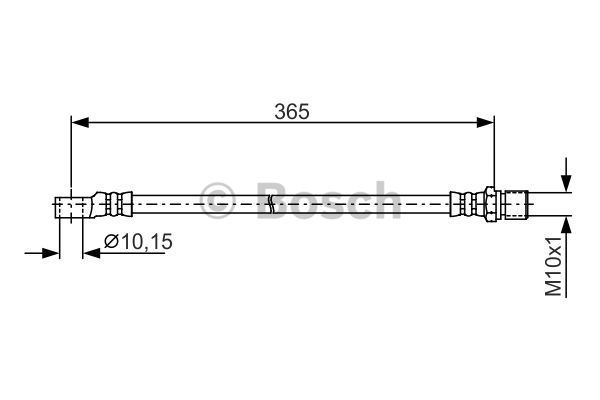 BOSCH Pidurivoolik 1 987 476 412