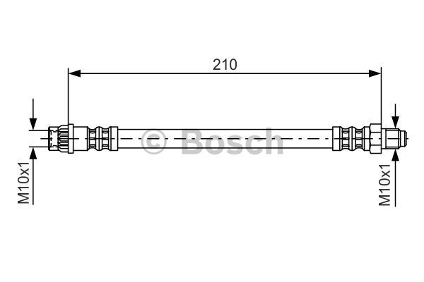 BOSCH Тормозной шланг 1 987 476 425