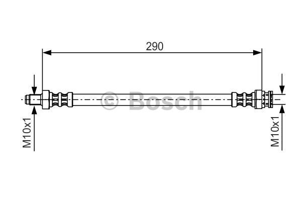 BOSCH Тормозной шланг 1 987 476 688